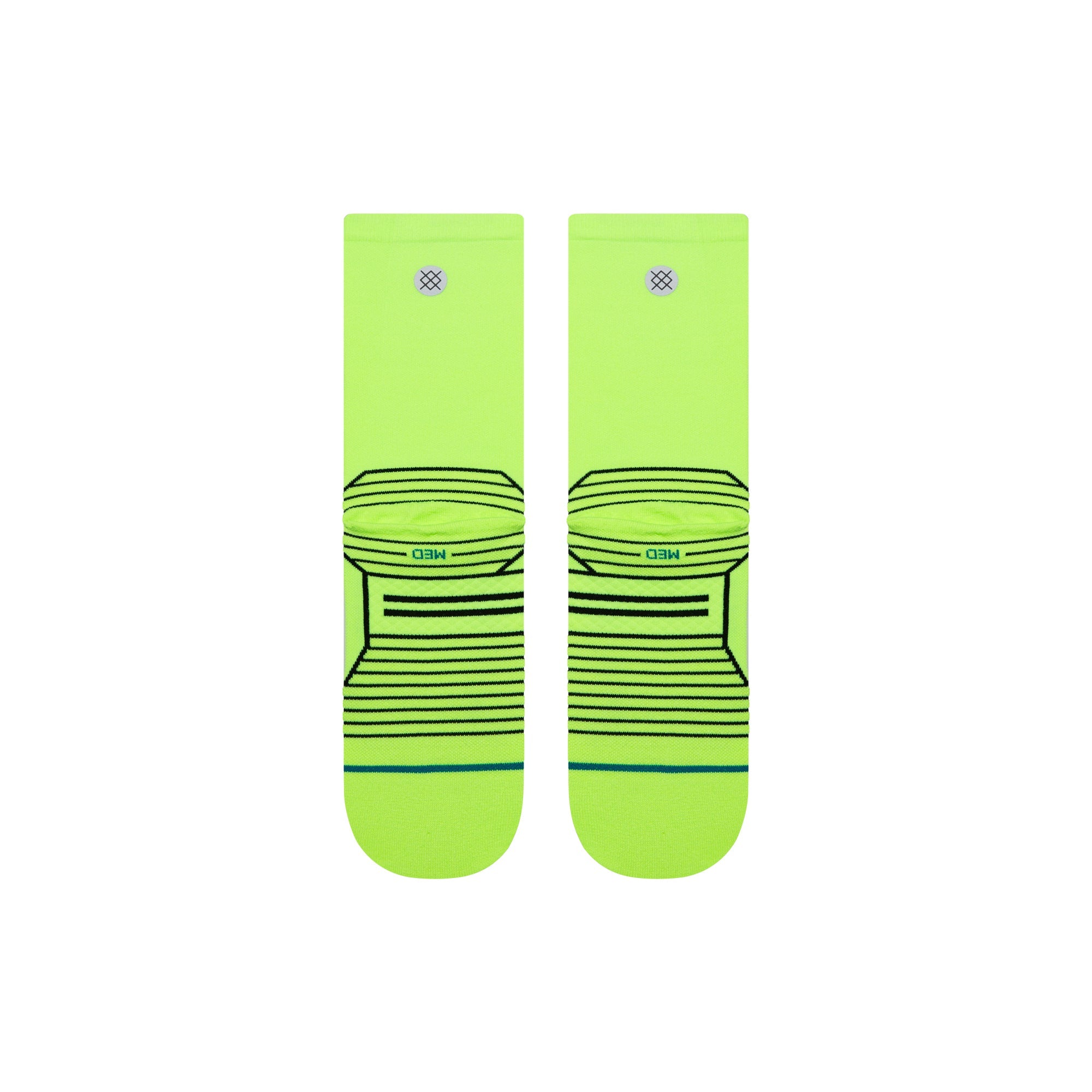 VARIEGATED ULTRA LIGHT CREW SOCK