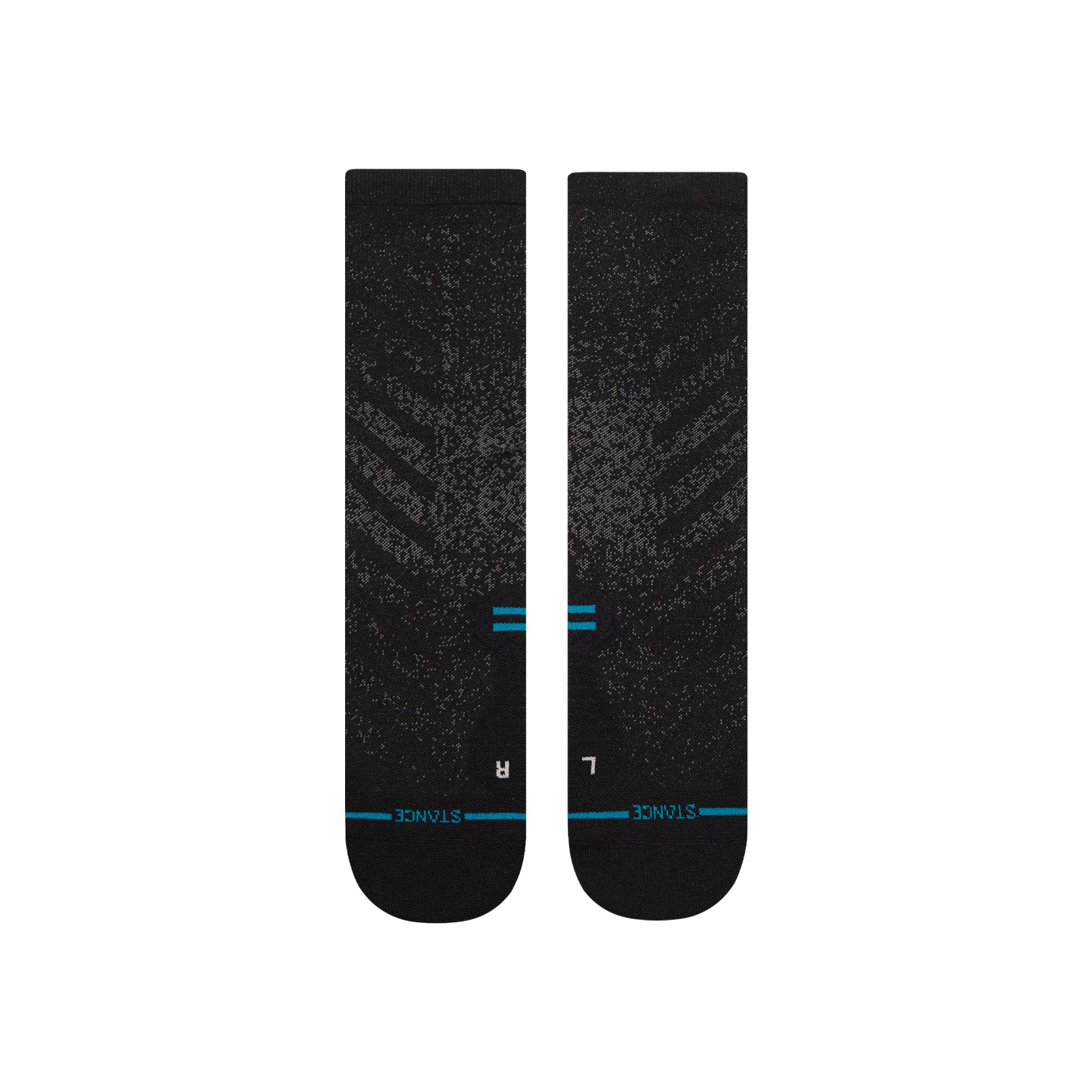 Stance Run Light Crew Sock Black