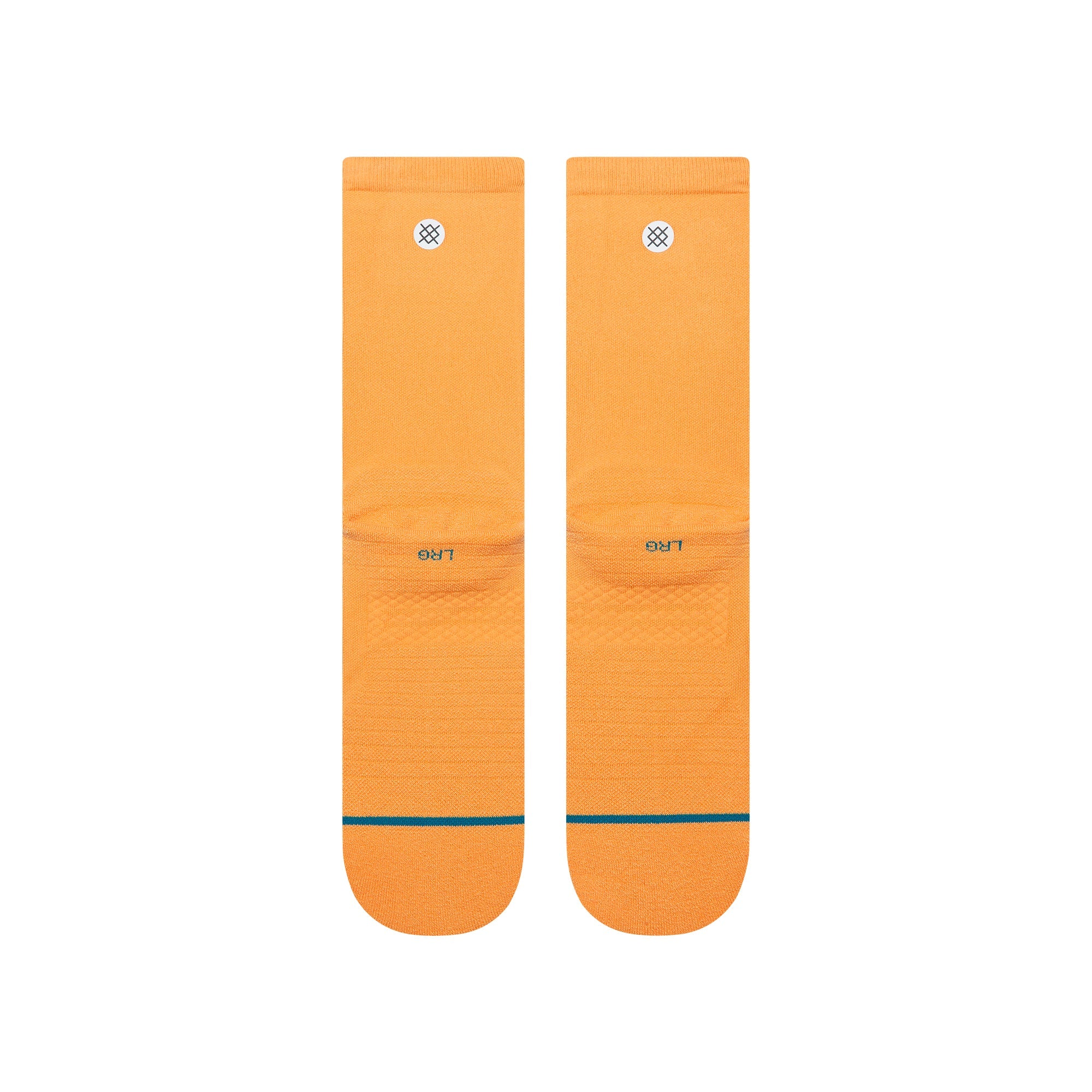 Stance Run Light Crew Sock Mango