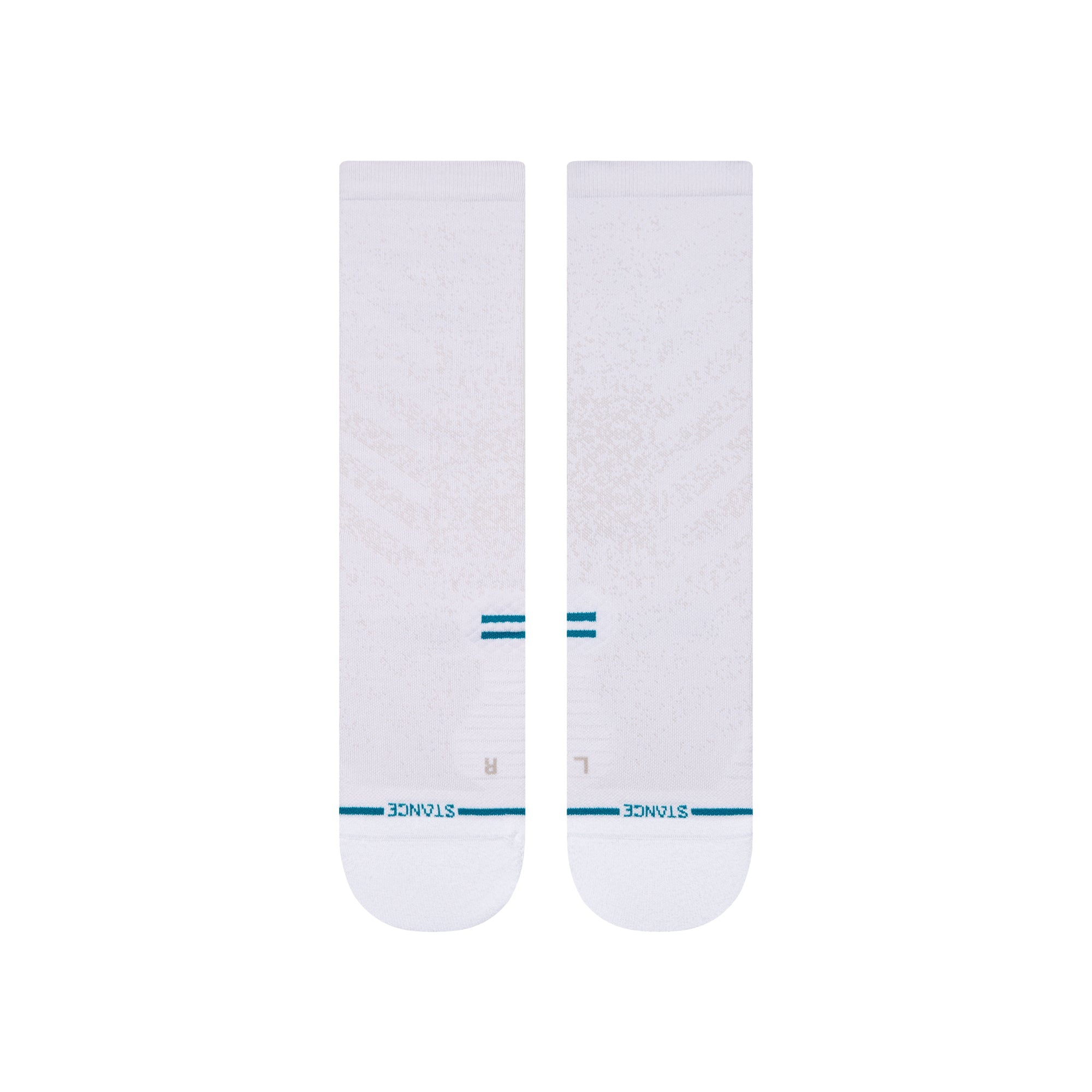 Stance Run Light Crew Sock White