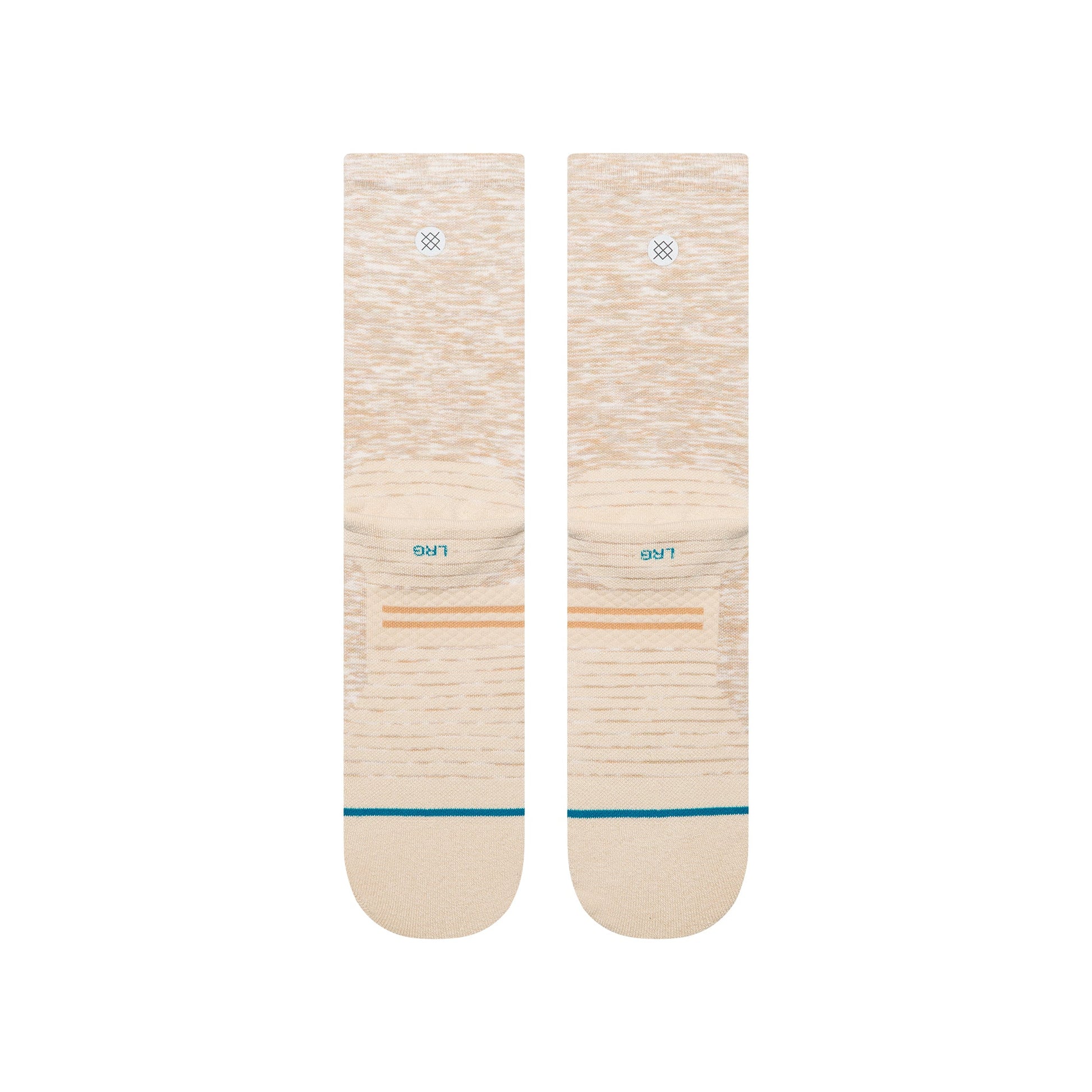Stance Marled Light Crew Sock Oatmeal
