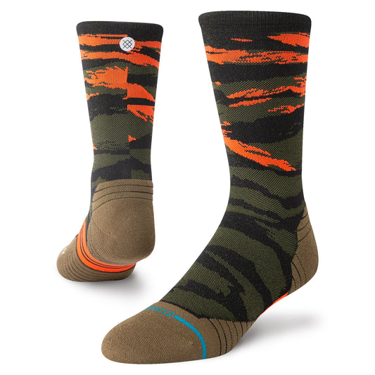 Stance Primal Light Crew Sock Olive