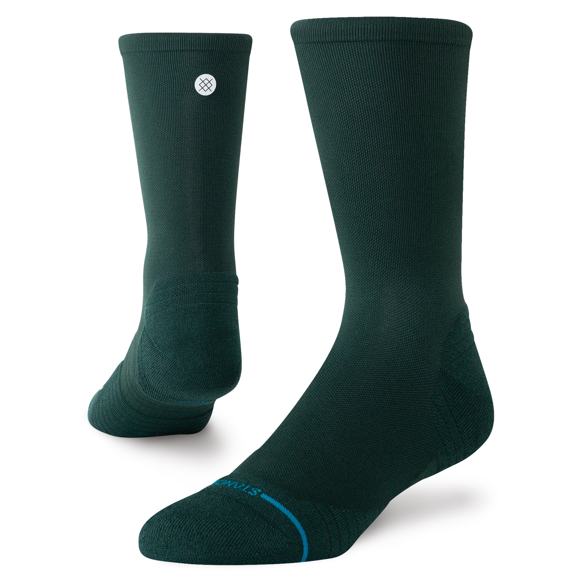 Stance Run Light Crew Sock Pine