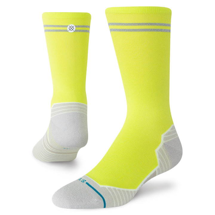 Stance Reflector Light Crew Sock Volt