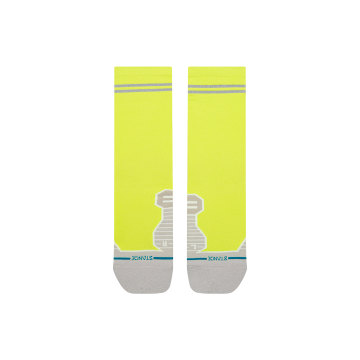 Stance Reflector Light Crew Sock Volt