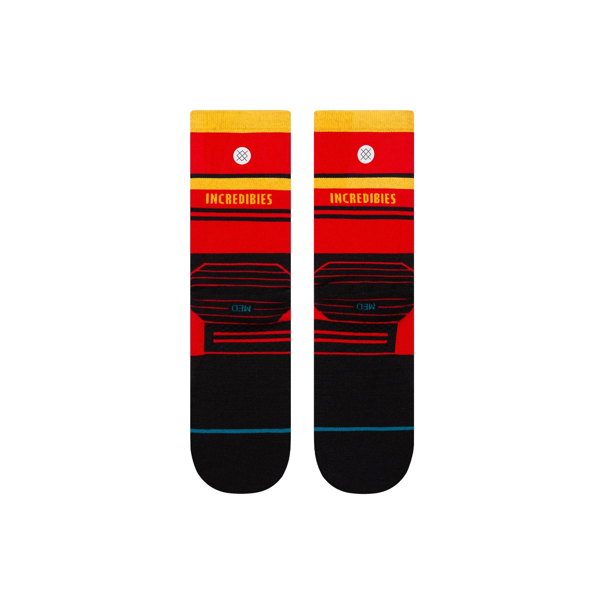 Stance Incredible Light Crew Sock Red 