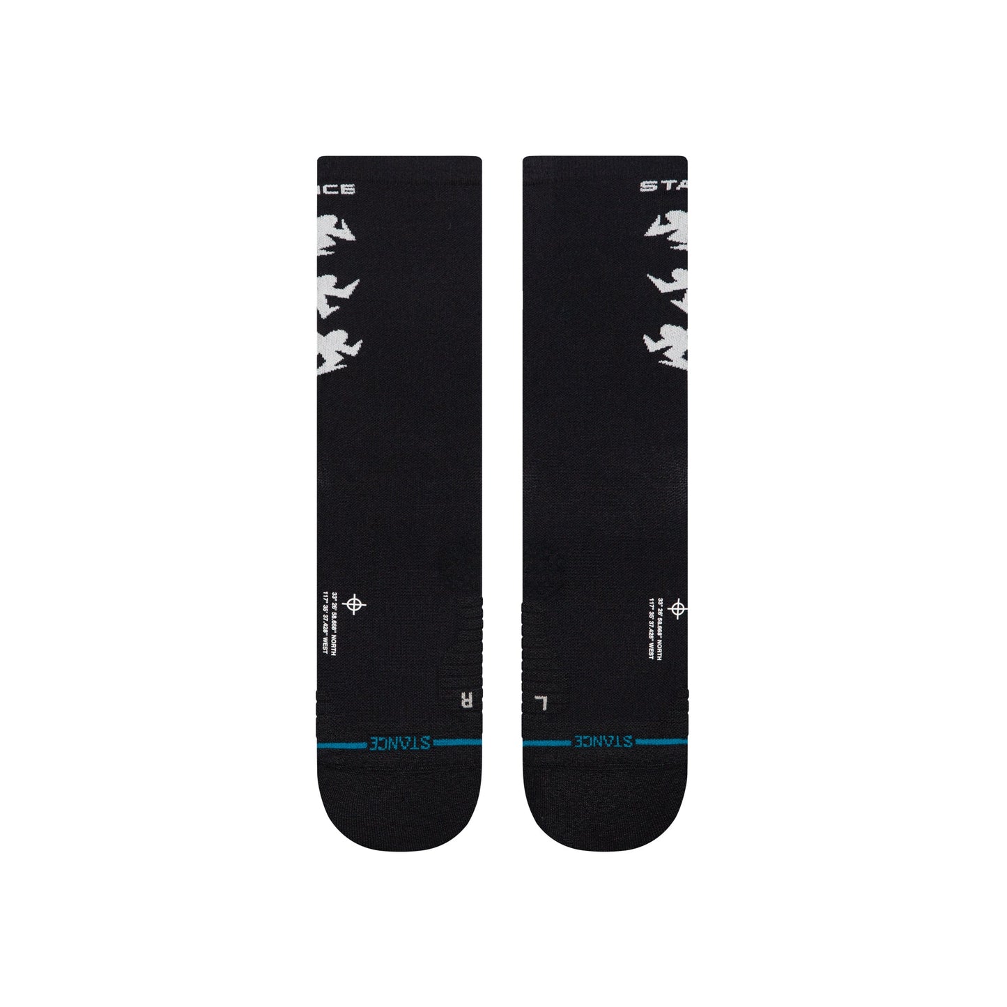 Stance Runner Light Crew Sock Black