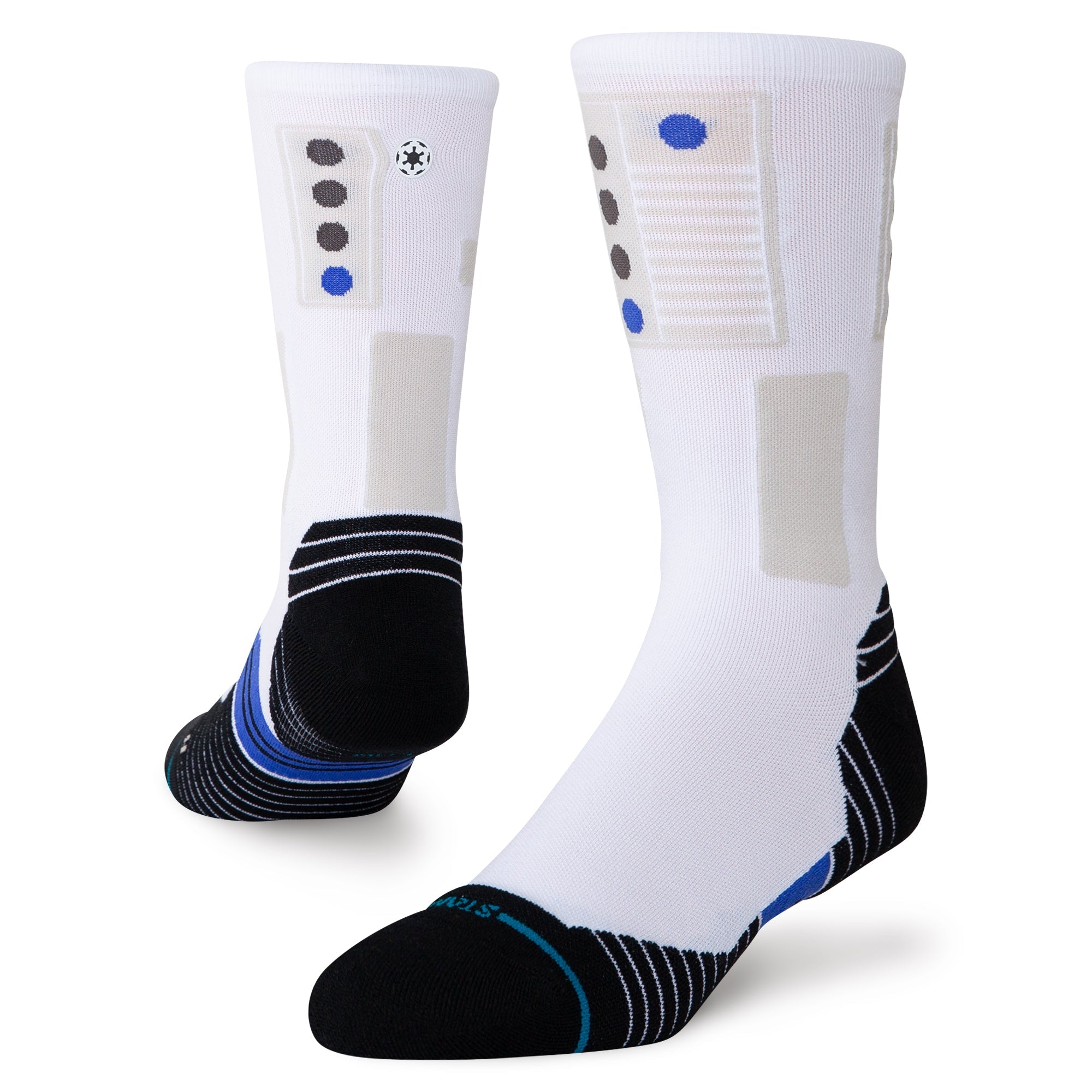 Stance Storm Crew Sock White