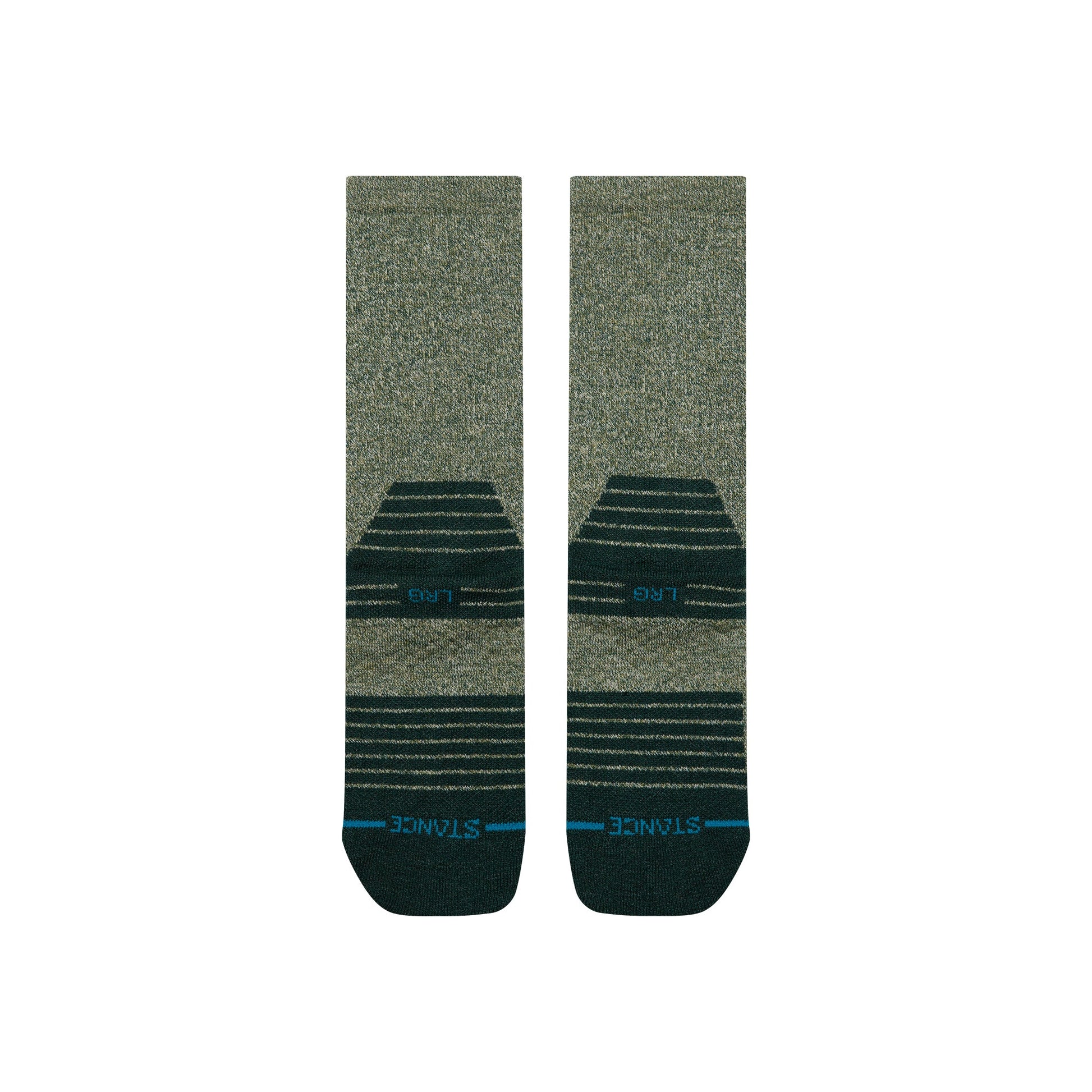 Stance Blend In Hike Crew Sock Pine