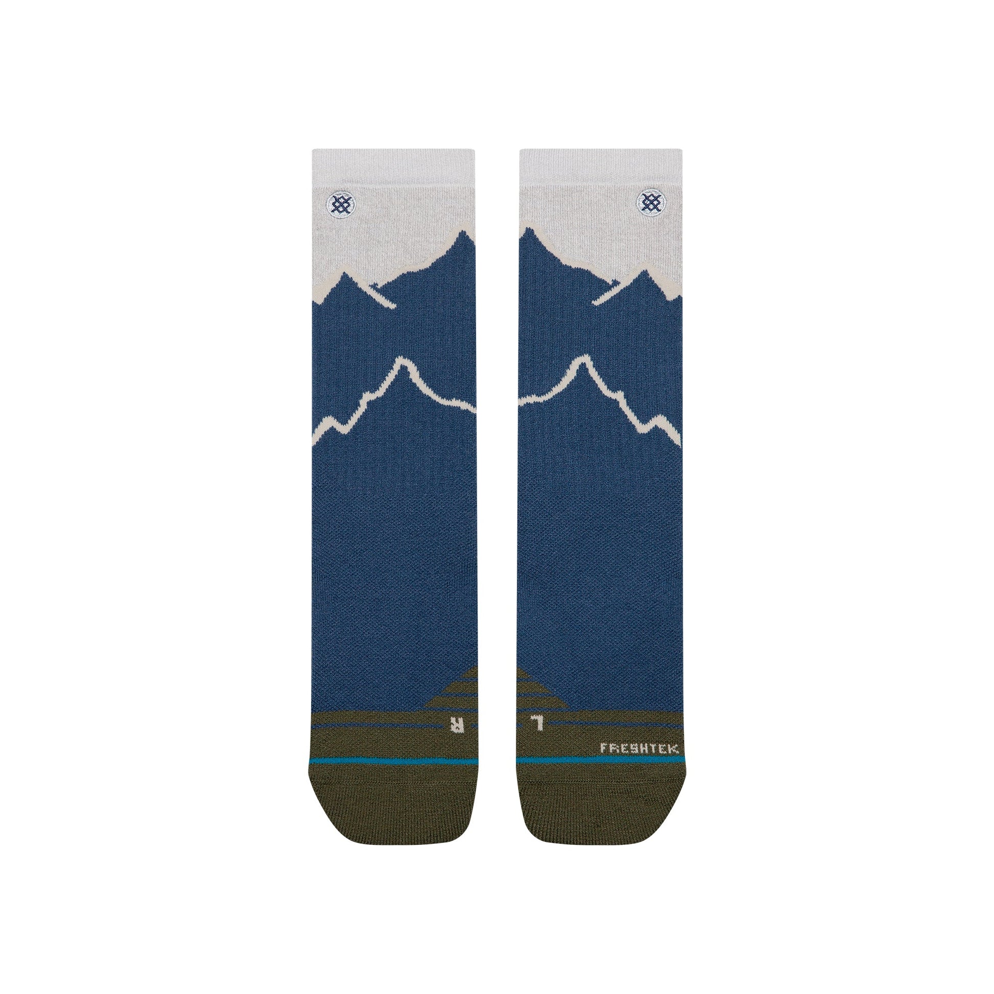 Stance Peaking Hike Crew Sock Navy