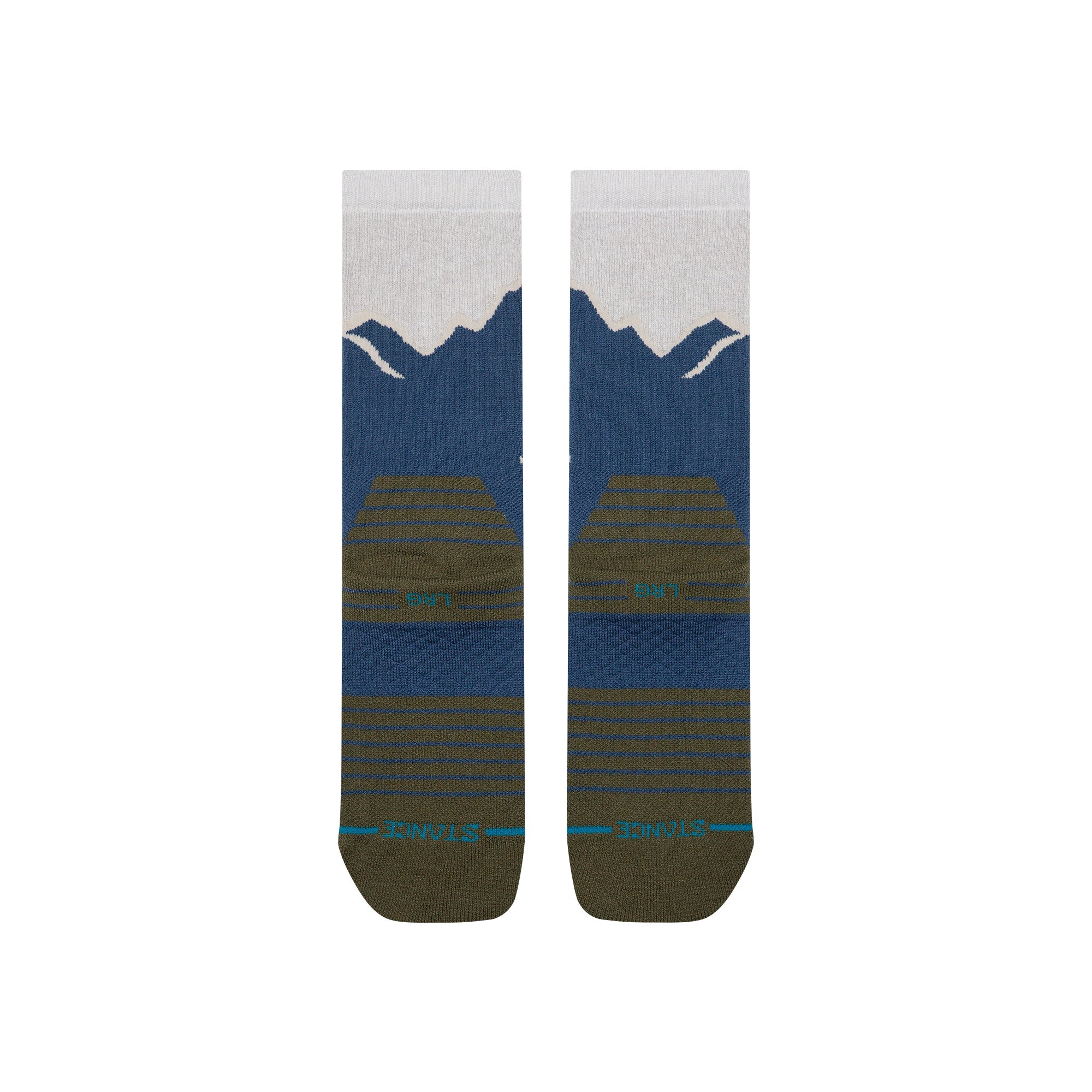 Stance Peaking Hike Crew Sock Navy