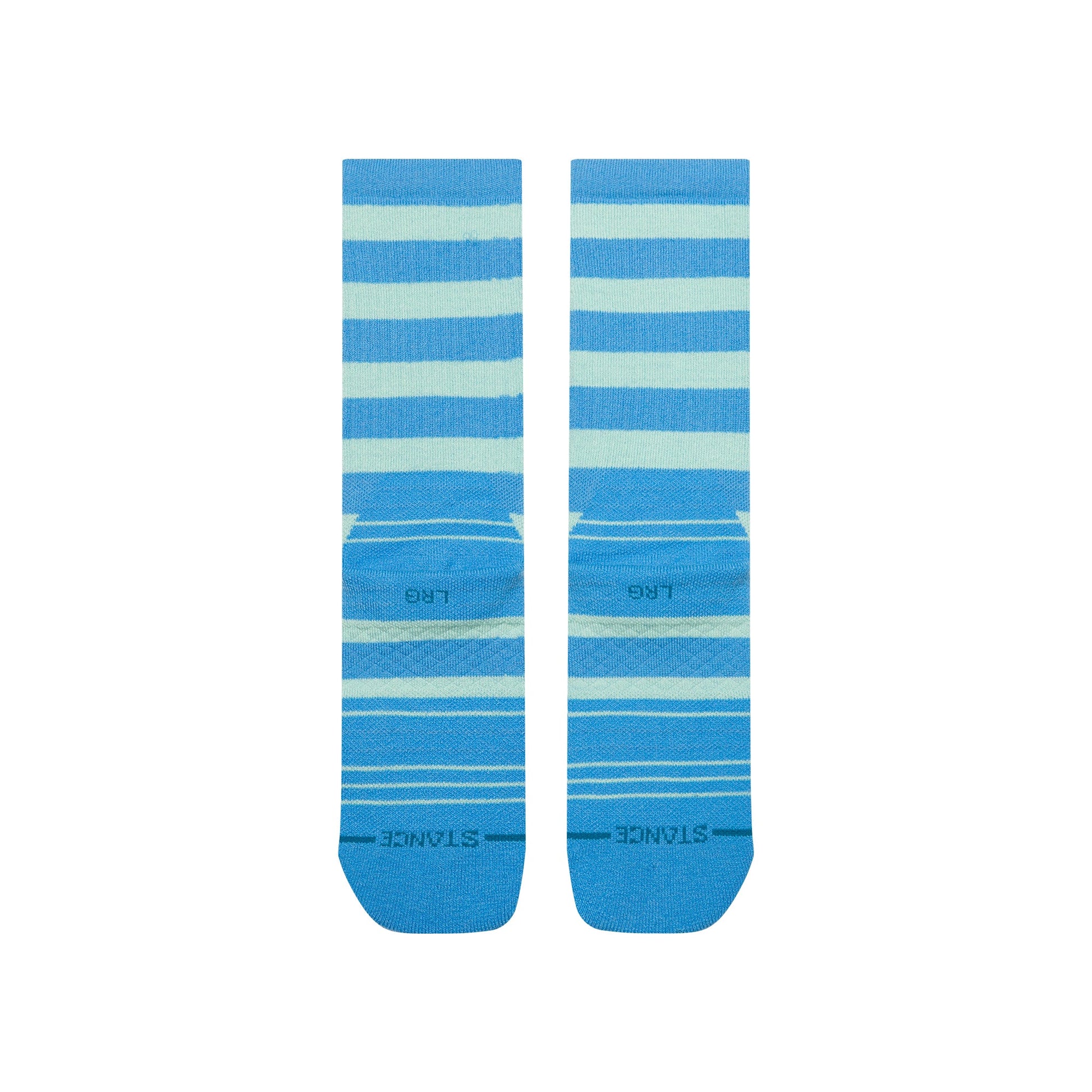 Stance Striped It Hike Crew Sock - Electric Blue