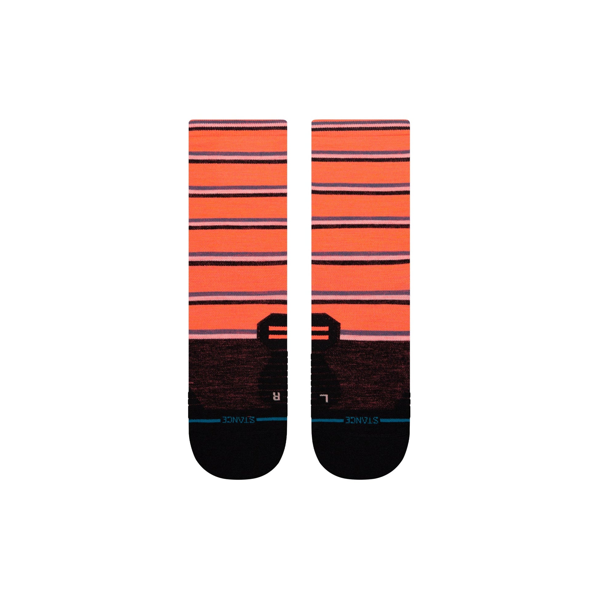 Stance Tumbler Light Wool Crew Sock Neon Pink