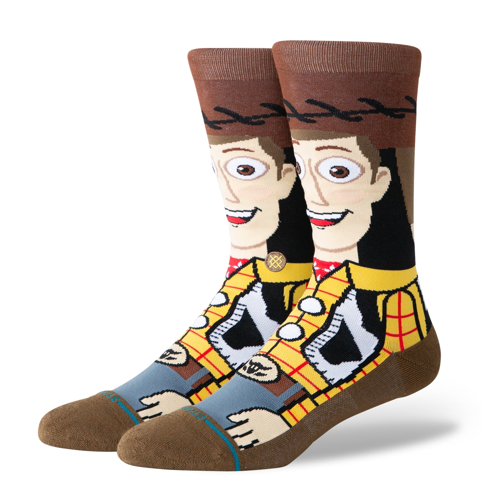 Stance Woody Crew Sock Brown