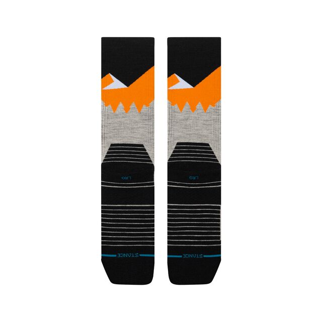 Stance South Face Hike Light Crew Sock Orange
