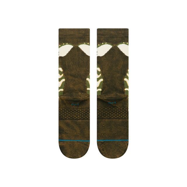 Stance Stripe Gremlins Crew Sock Dark Green