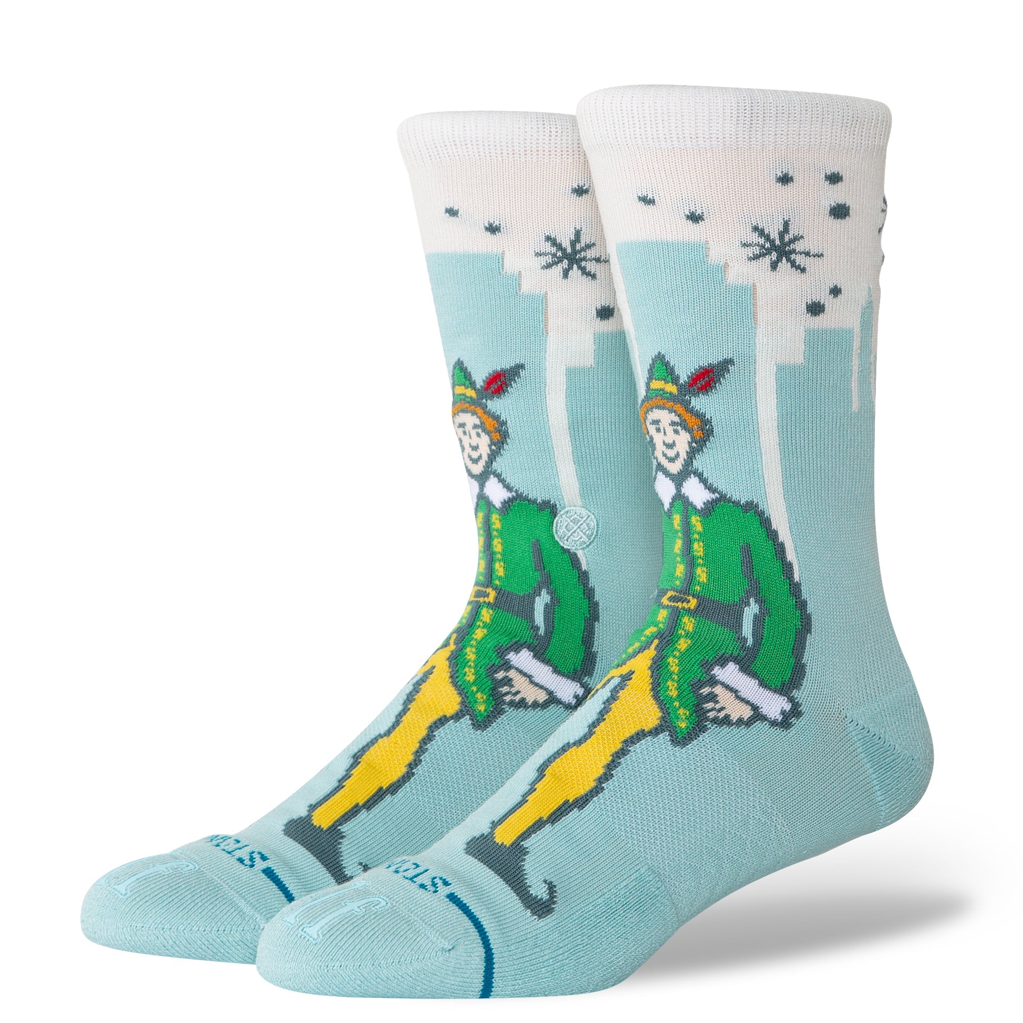 Stance Big City Elf Crew Sock Ice Blue