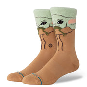 Stance Grogu Hungry Crew Sock Green