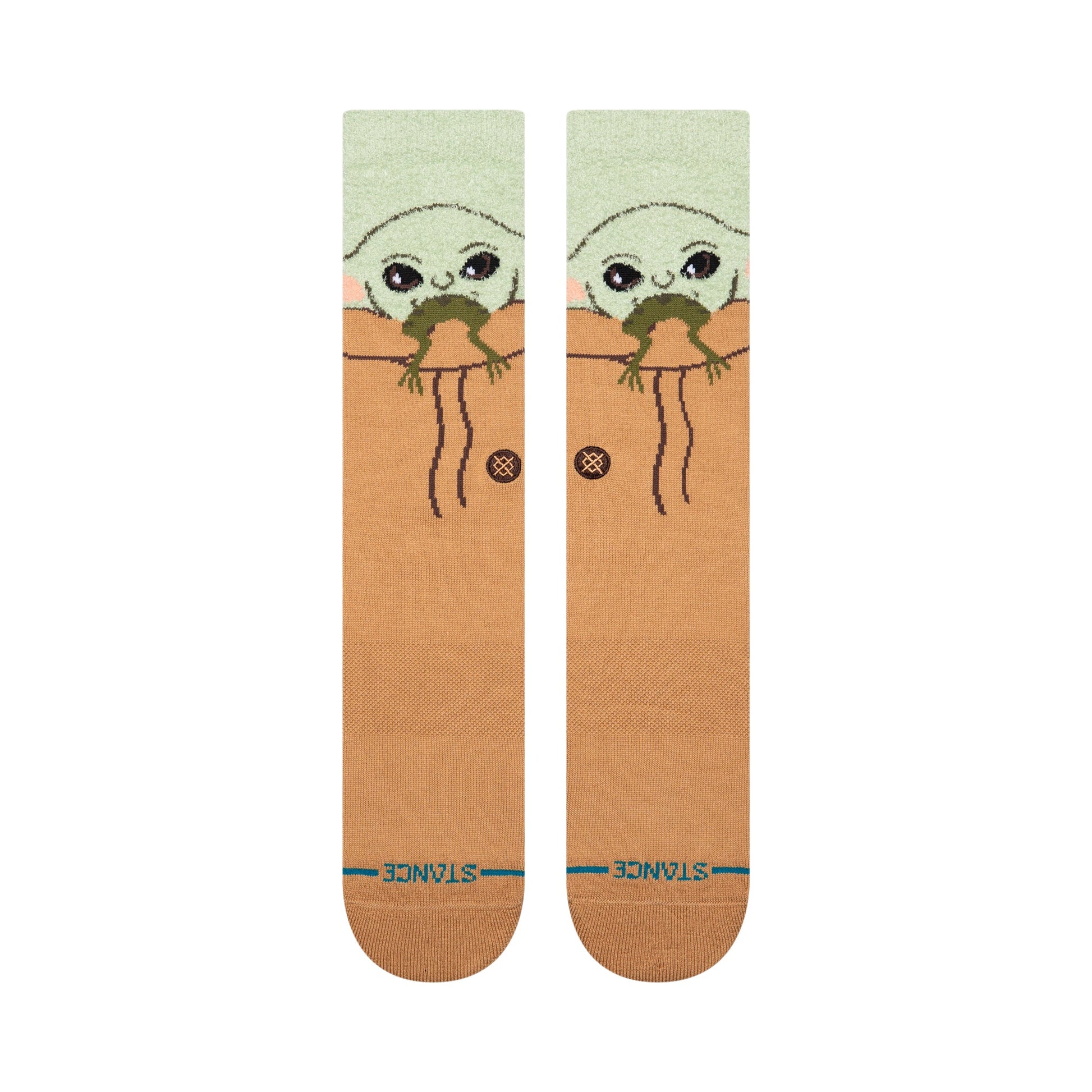 Stance Grogu Hungry Crew Sock Green