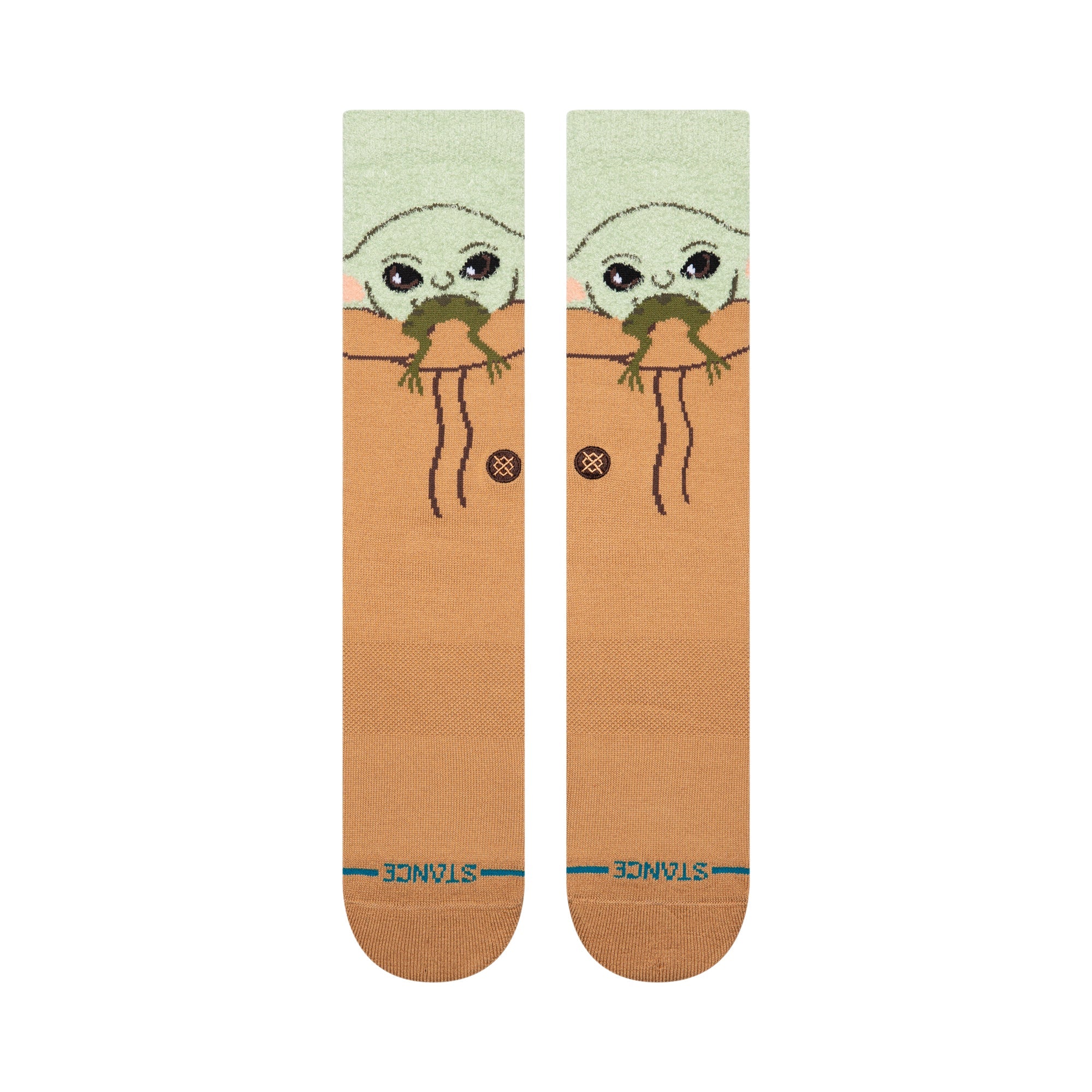 Stance Grogu Hungry Crew Sock Green