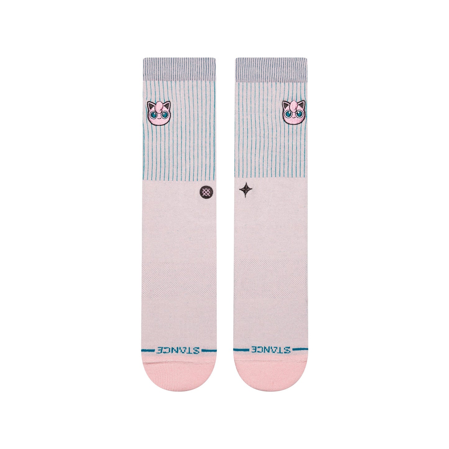 Stance Jigglypuff Crew Sock Pink
