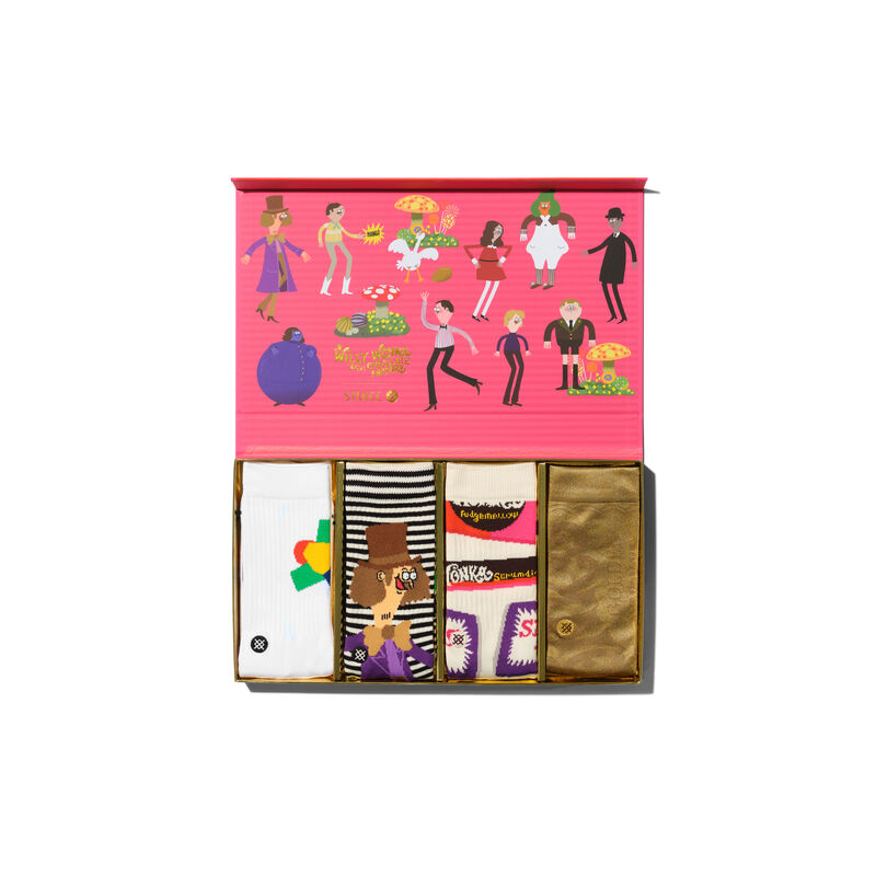 Stance Willy Wonka Box Set Crew Sock Multi