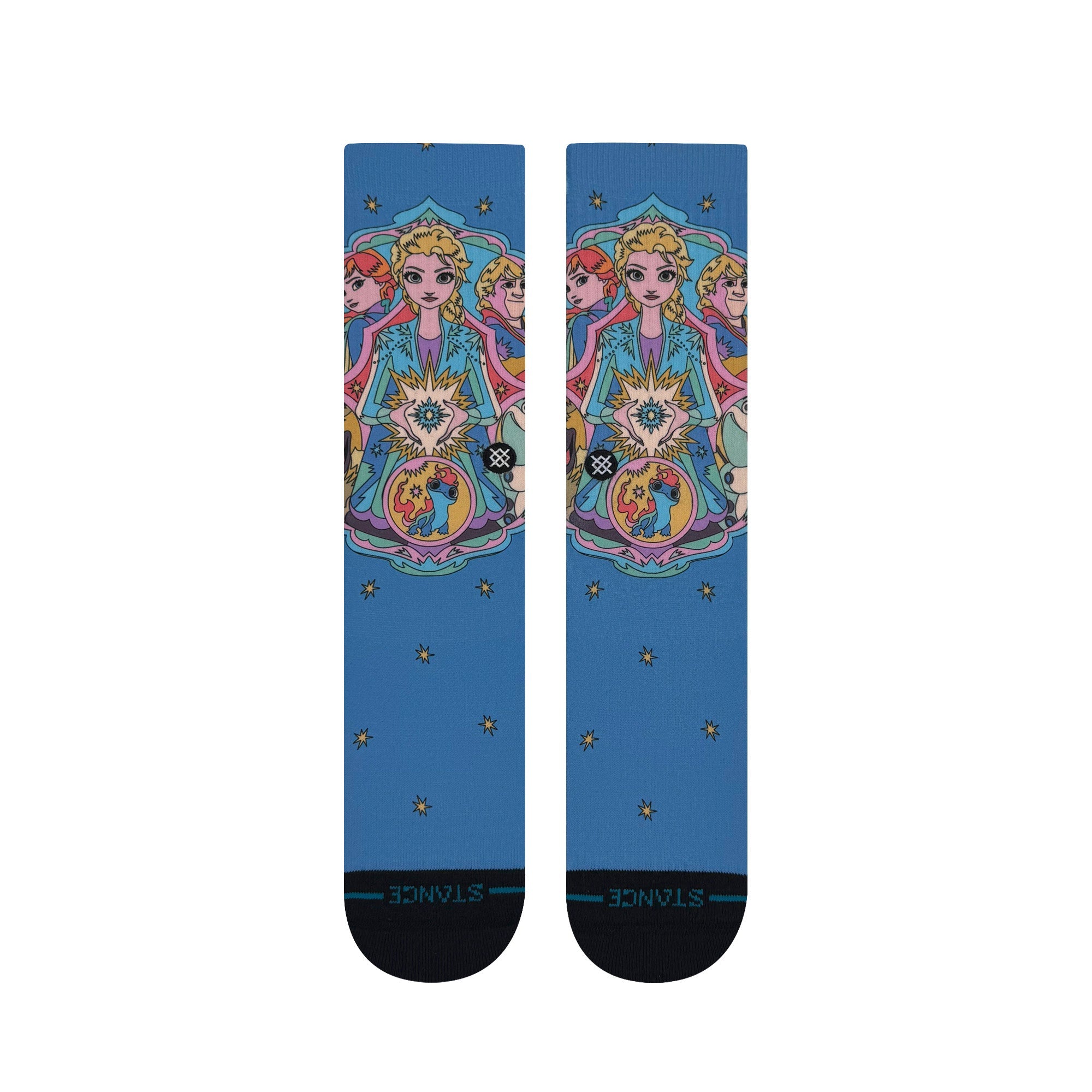 Stance Elsa Kaleidoscope Crew Sock Ice Blue