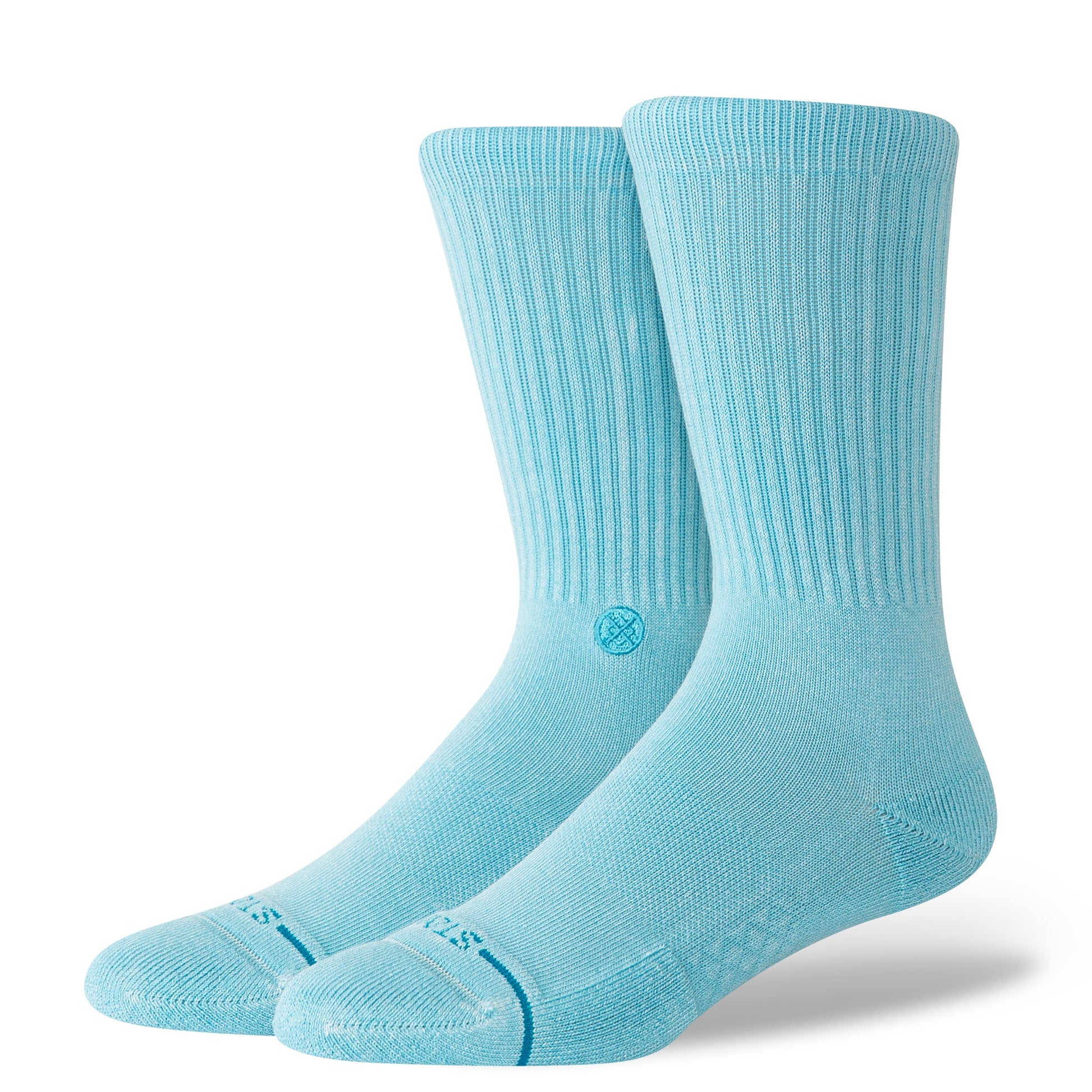 Icon Dyed Crew Sock Electric Blue