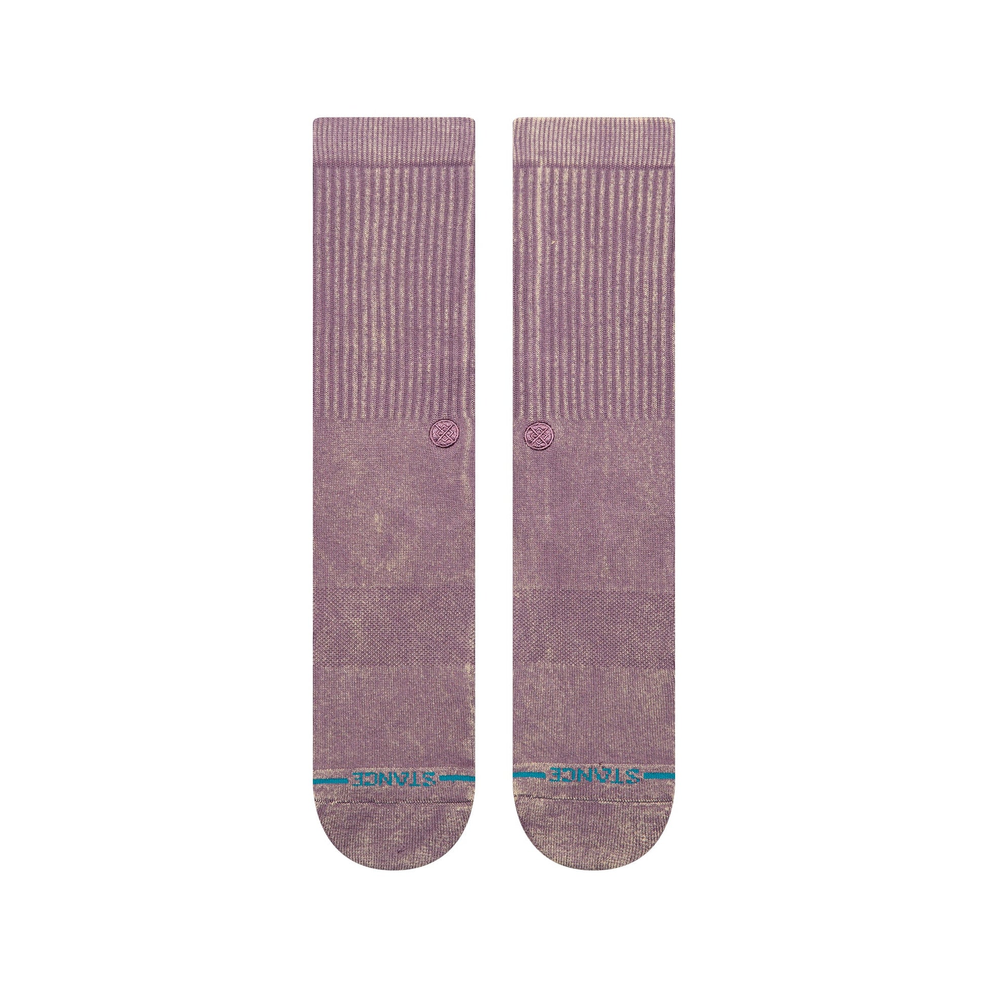 Stance Icon Dyed Crew Sock Plum