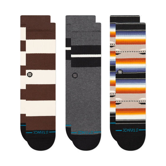 Stance We Were Young Crew Sock 3 Pack Multi