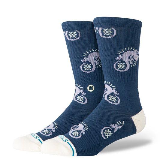Stance Gecko Crew Sock Purple
