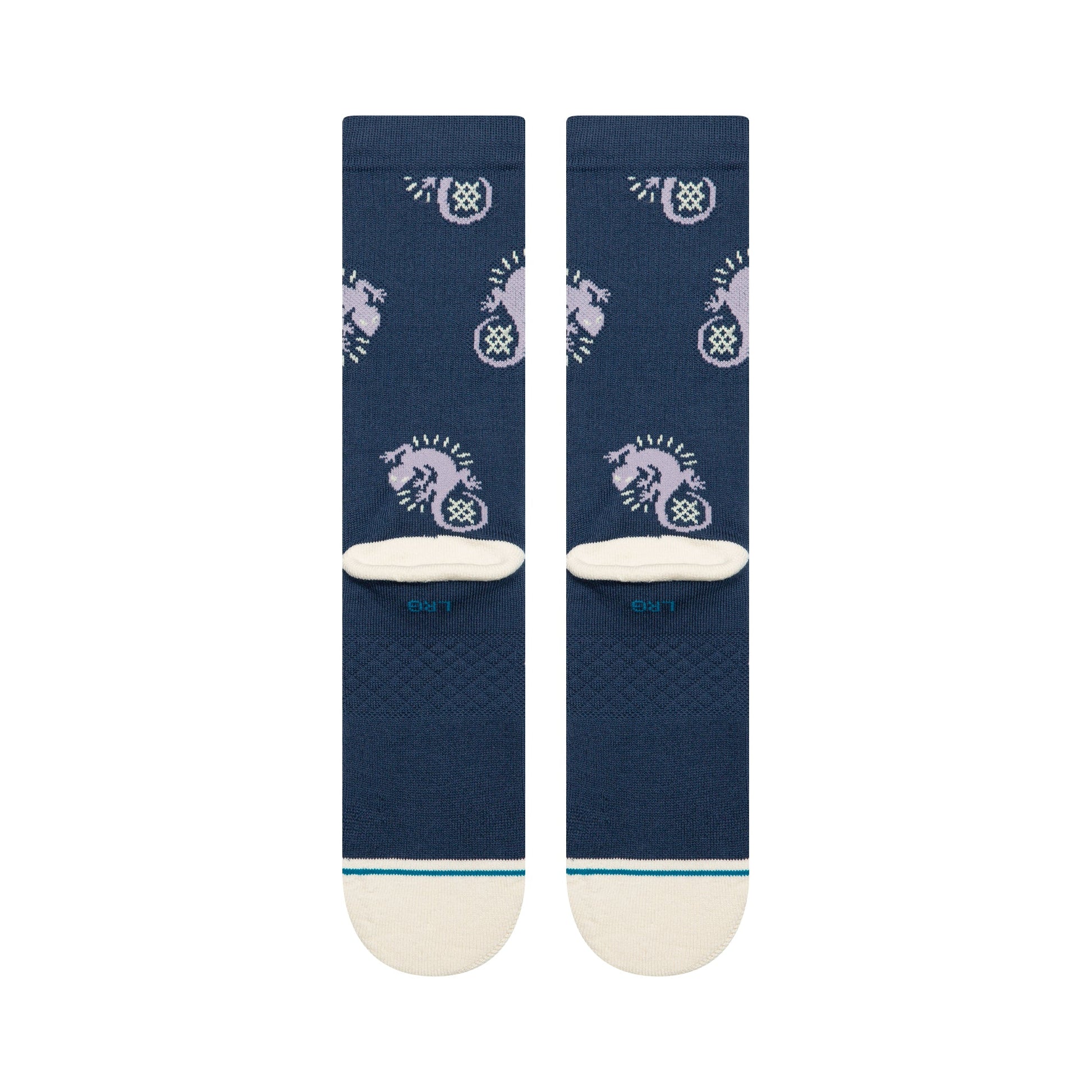 Stance Gecko Crew Sock Purple