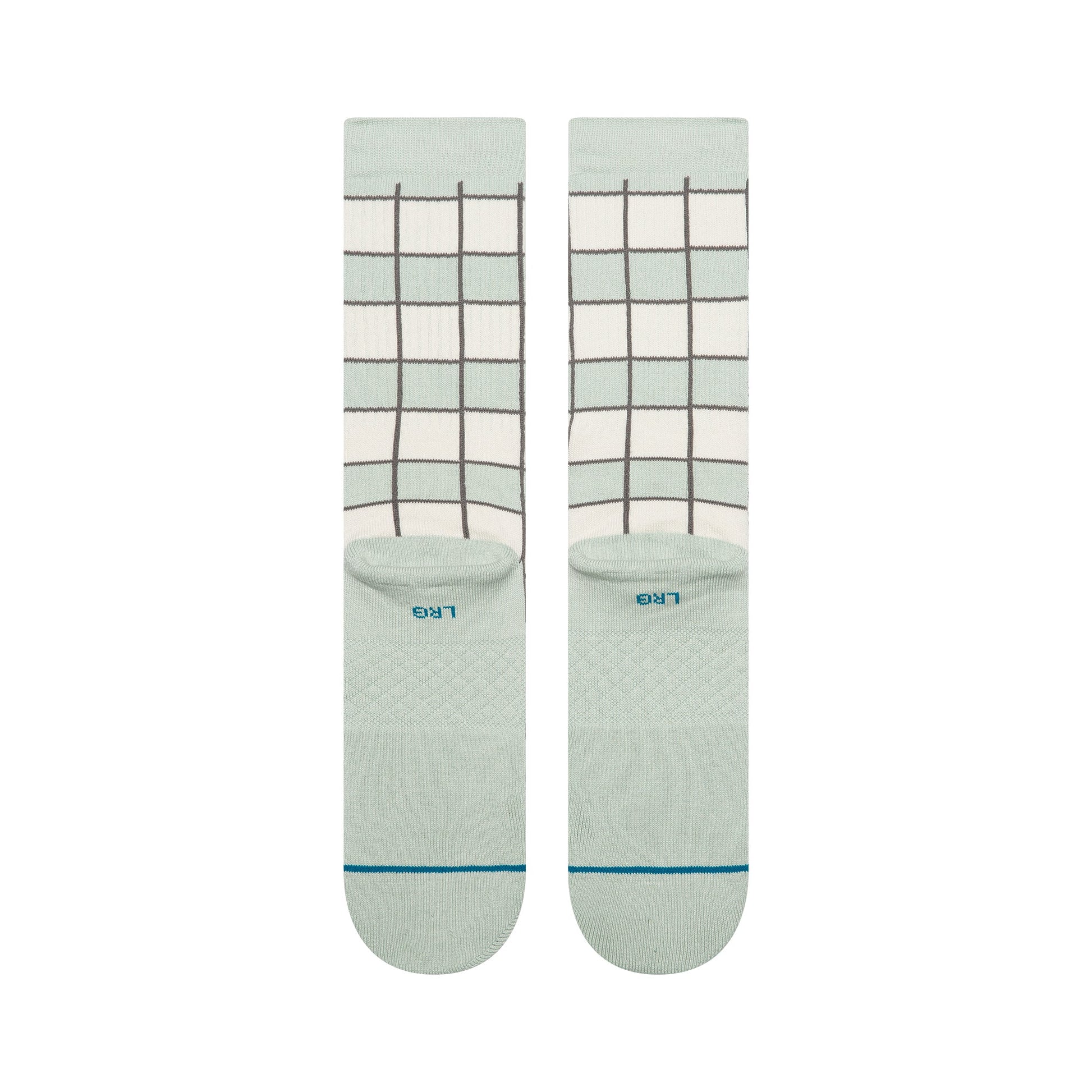 Stance Kitchen Tile Crew Sock - Light Blue