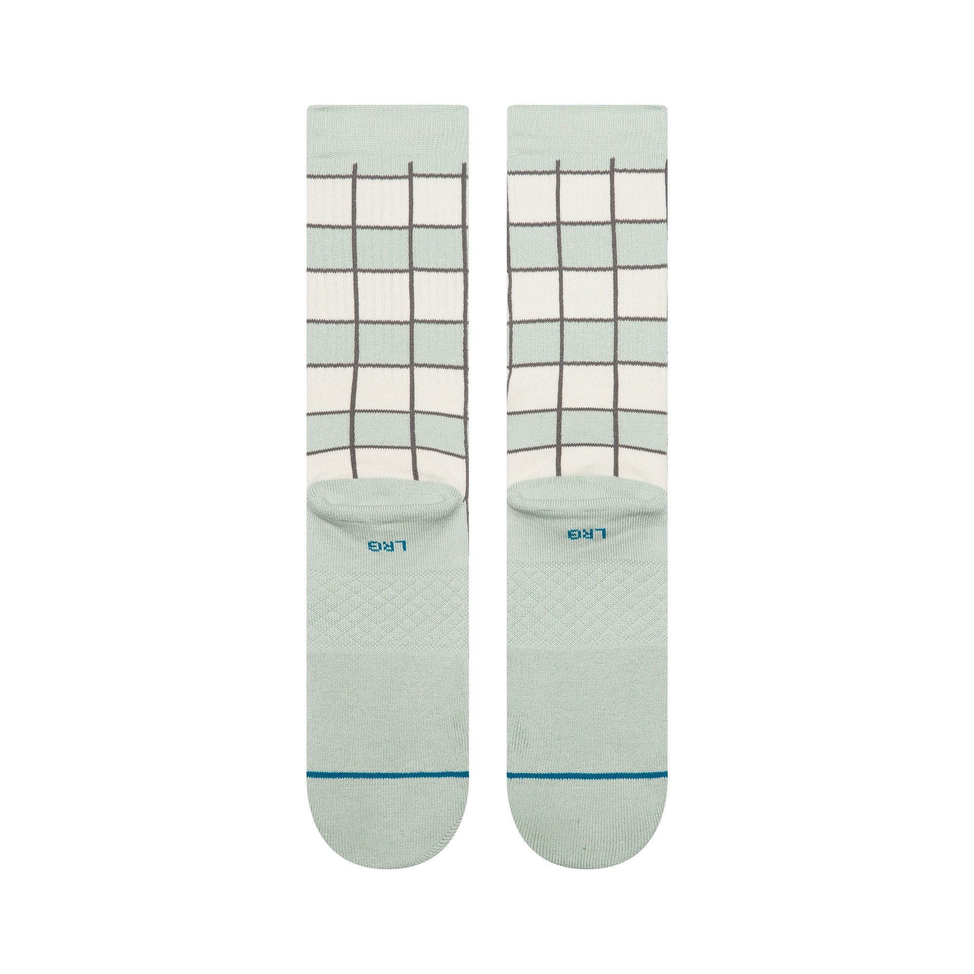 Stance Kitchen Tile Crew Sock - Light Blue