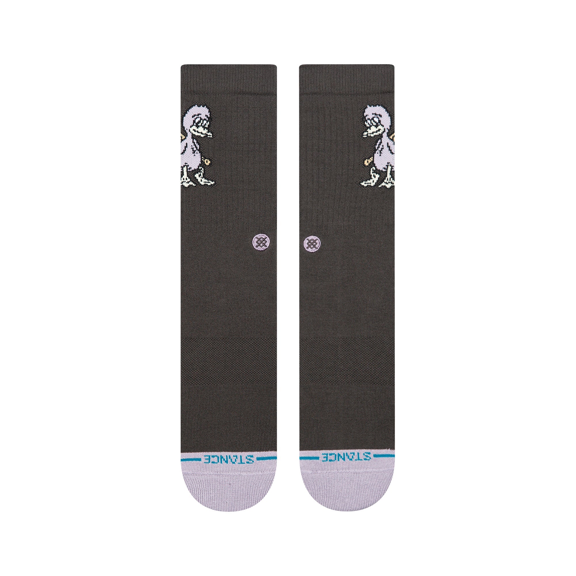 Stance Lights Out Crew Sock - Charcoal