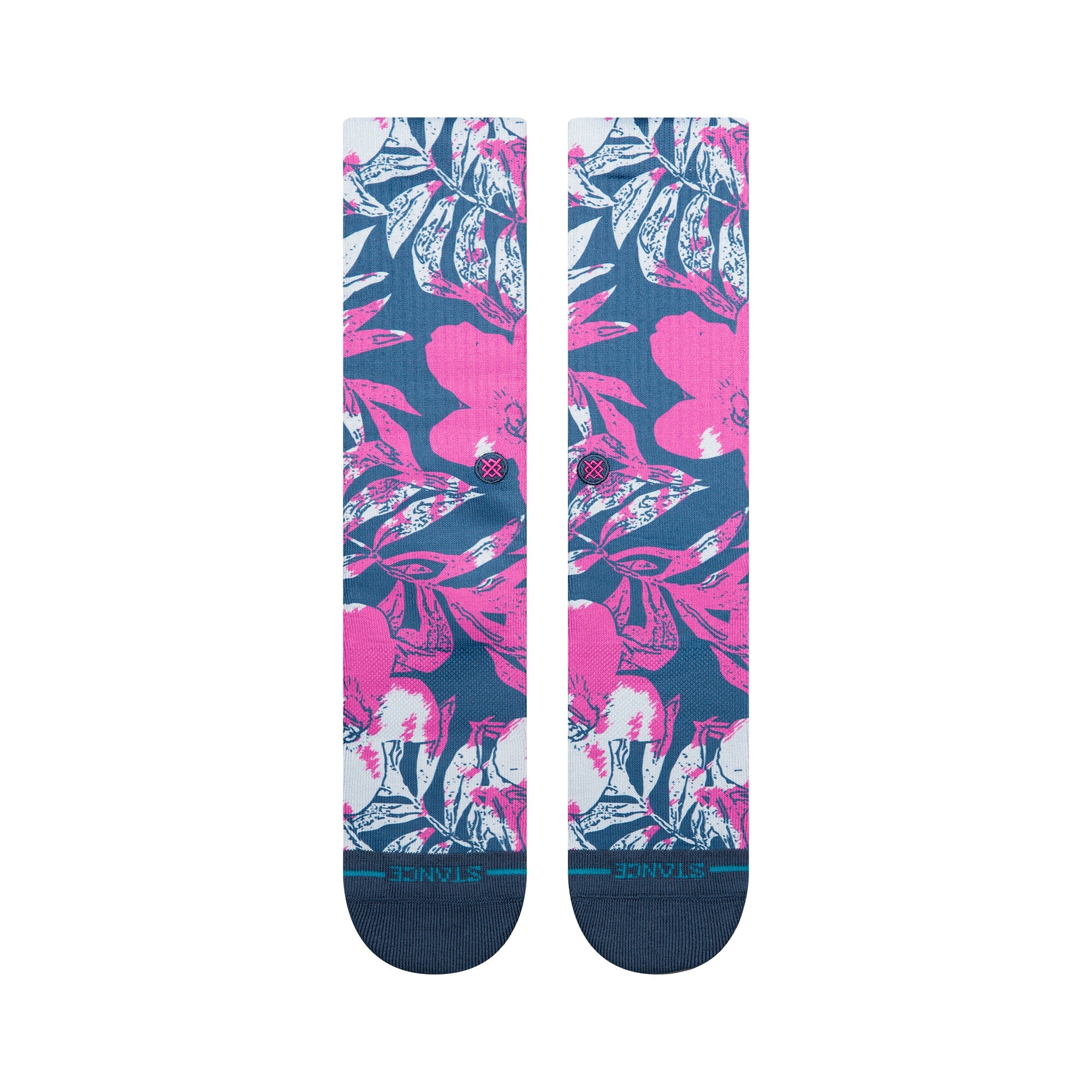 Stance Lihue Crew Sock - Fuschia