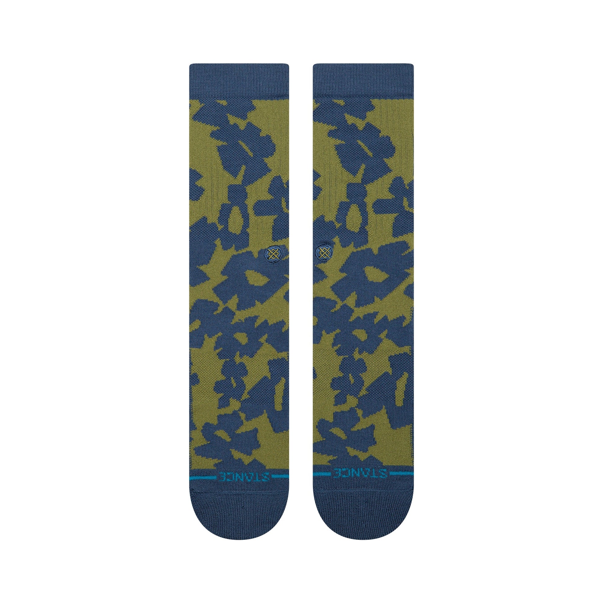 Stance Stomped Crew Sock Olive