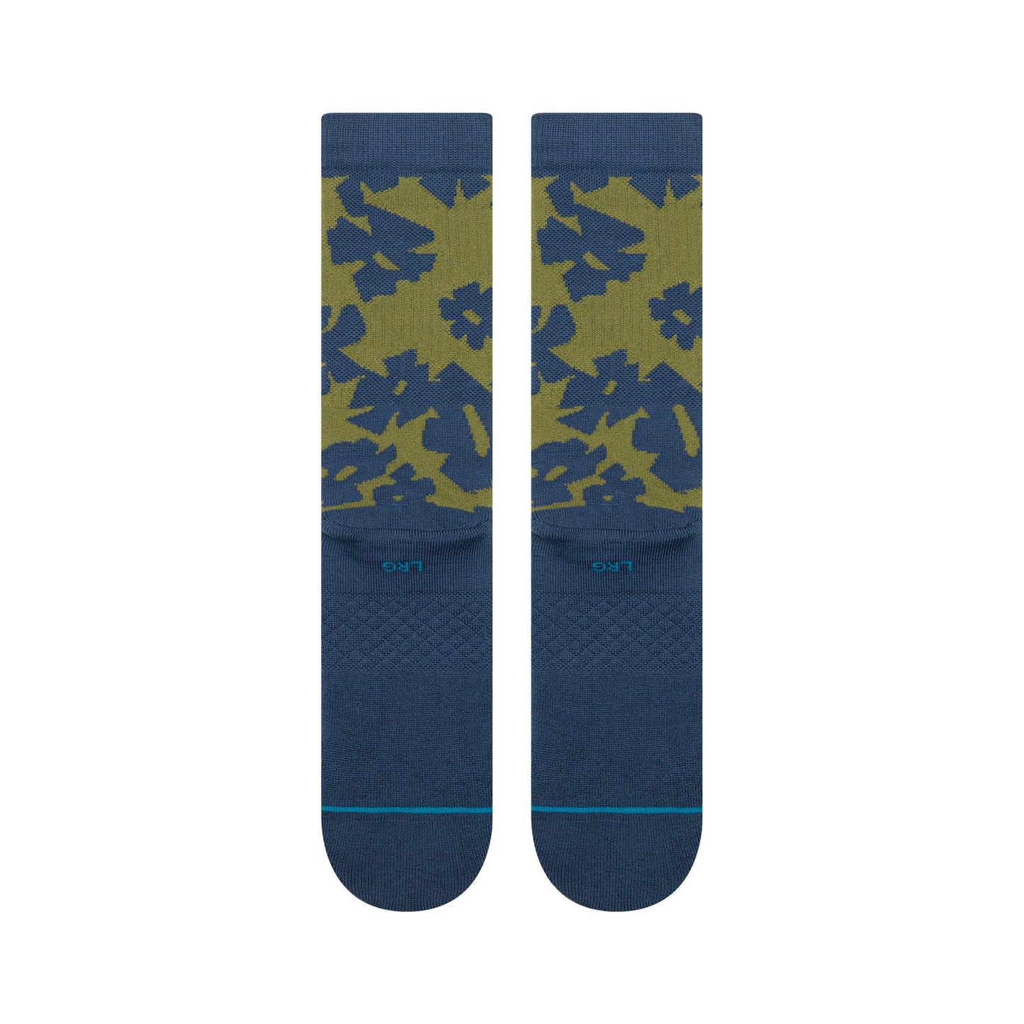 Stance Stomped Crew Sock Olive