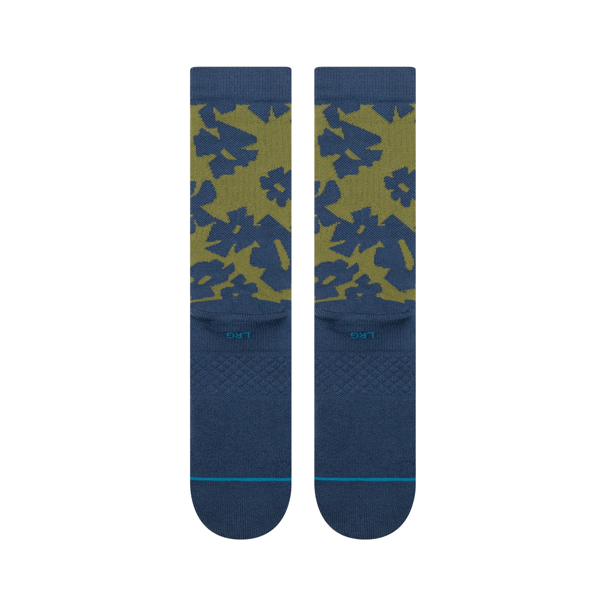 Stance Stomped Crew Sock Olive