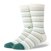 Stance Striped It Crew Sock Teal