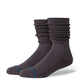 Stance Icon Slouch Crew Sock Charcoal