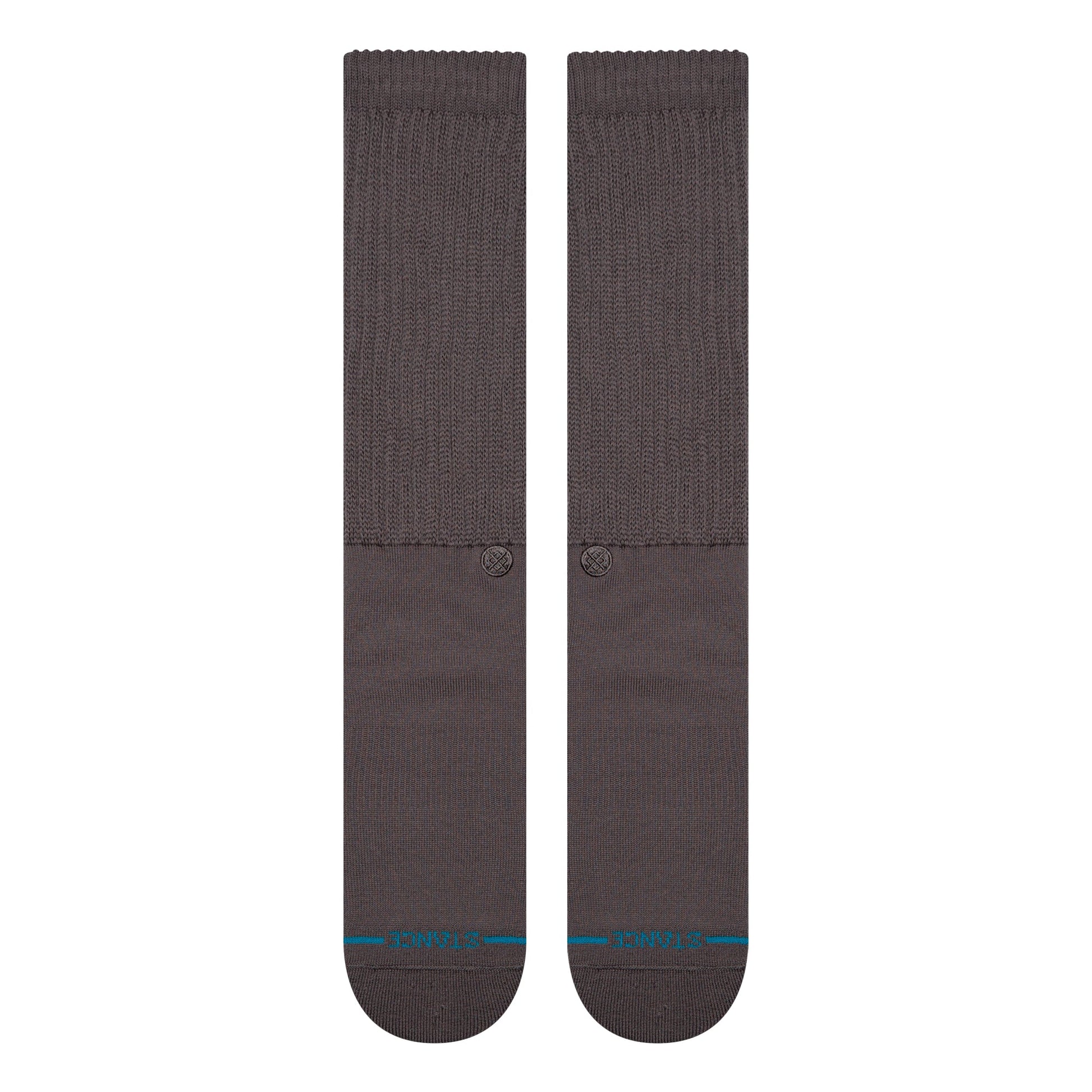 Stance Icon Slouch Crew Sock Charcoal