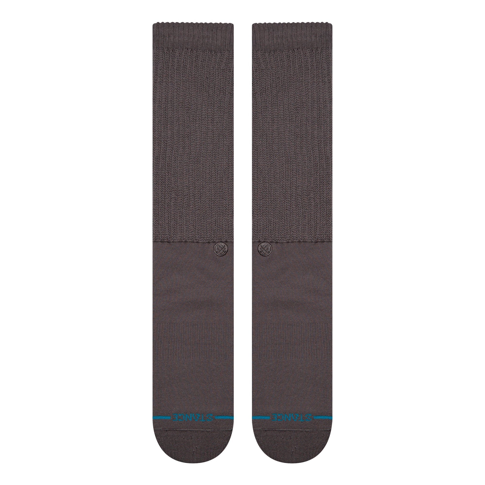 Stance Icon Slouch Crew Sock Charcoal