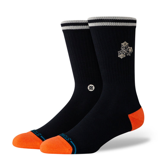 High Roller Crew Sock Black