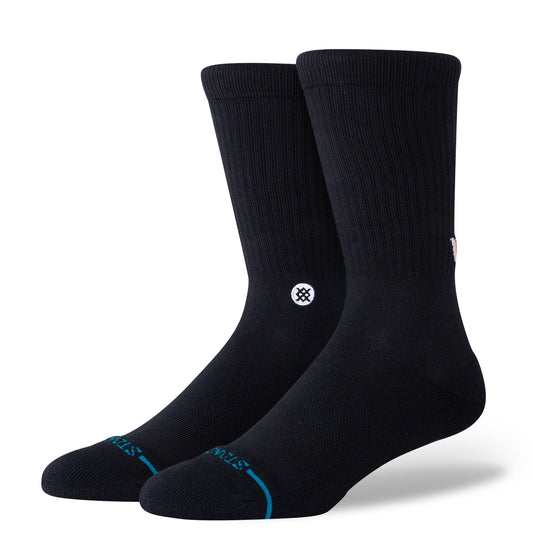 Neighborly Crew Sock Black