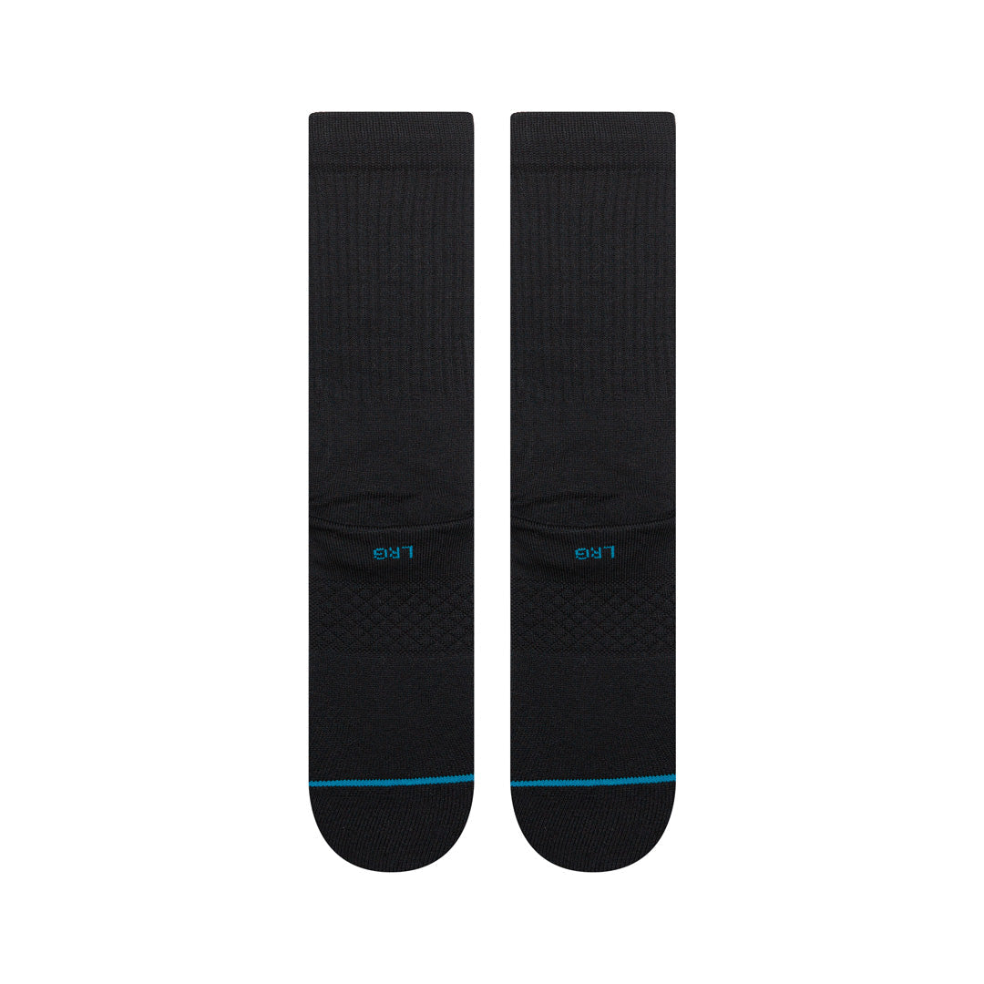 Stance Bones 3 Crew Sock Black