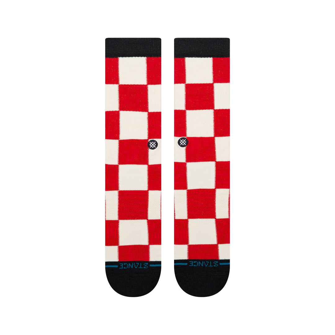 Stance Chaturanga Crew Sock Red
