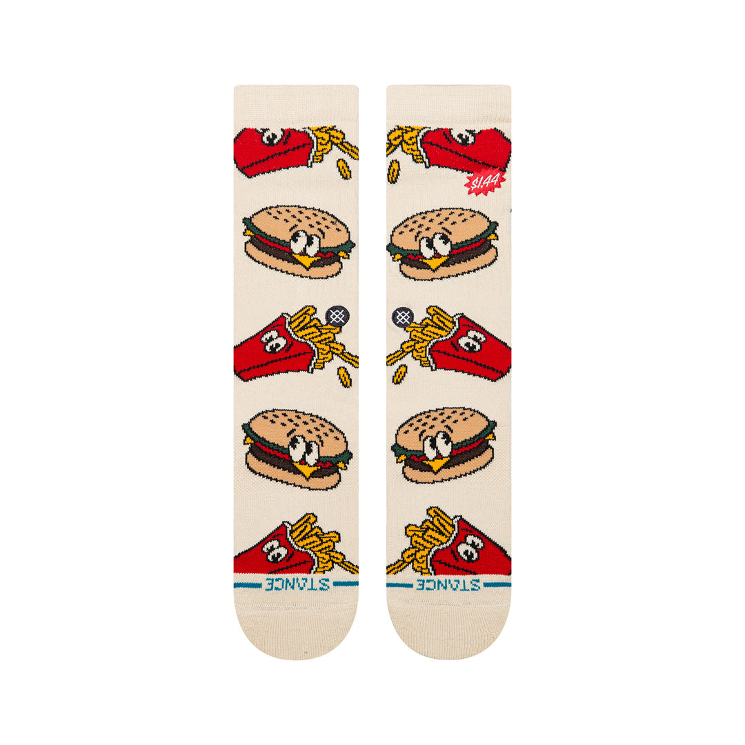 Stance Combo Meal Crew Sock Tan