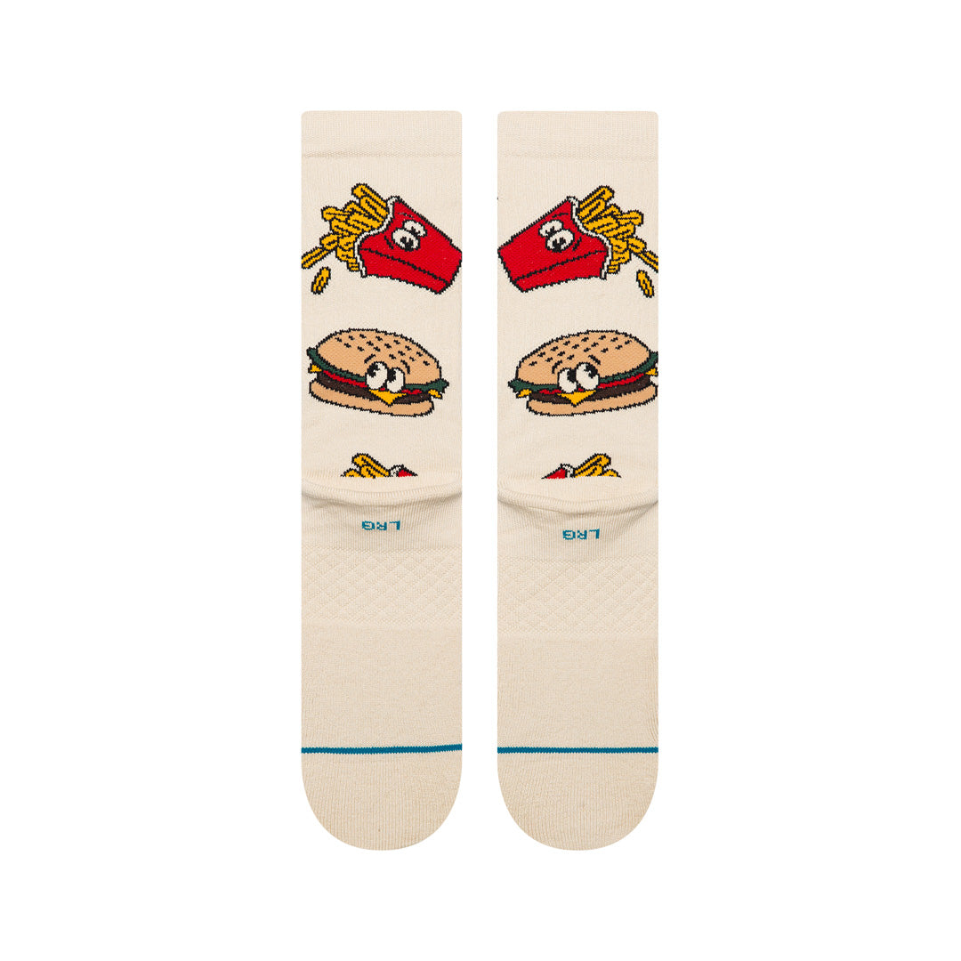Stance Combo Meal Crew Sock Tan