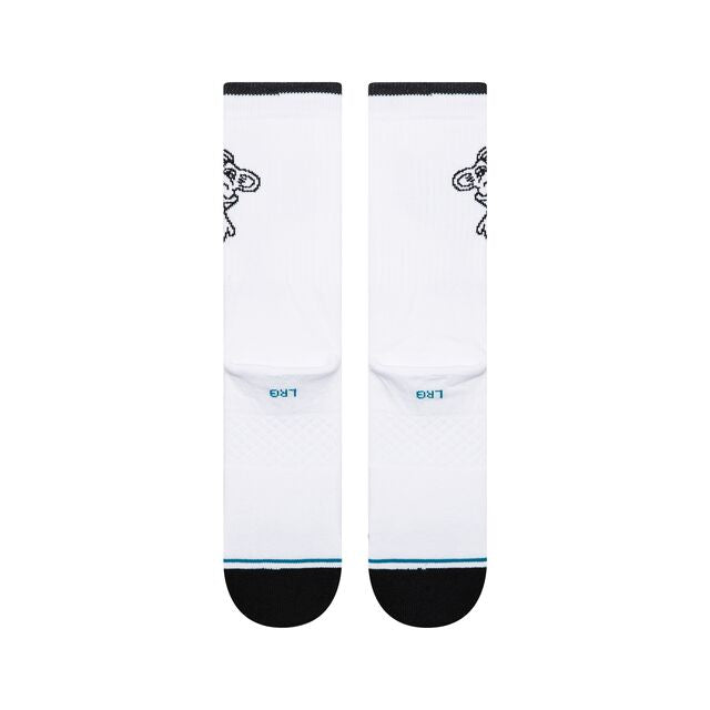 Stance Hit Me Crew Sock White